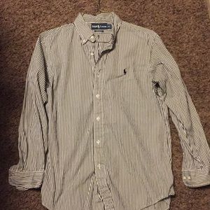 Ralph Lauren Black and White Button Down